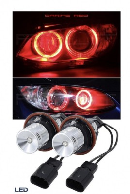 Set 2 becuri Led marker 10w e87 e 39 e60 e63/64 e65/66 e53 lumina rosie foto