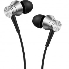 Casti Audio In Ear Piston Fit, Buton Control Volum, Microfon, Mufa Jack 3.5 mm, Argintiu foto