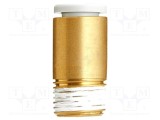 Racord push-in filetate M6 - 1&divide;10bar alamă SMC