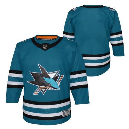 San Jose Sharks tricou de hochei pentru copii Premier Home - L/XL