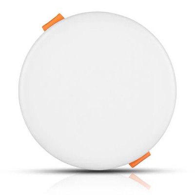 Panou led rotund ajustabil 24w 6400k alb rece foto