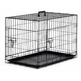 Cusca metalica pentru transport caini si pisici, pliabila si portabila, 91x60x67 cm, JollyMag, KOT33
