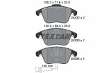 TEXTAR 2433301 Q+ set placute frana,frana disc