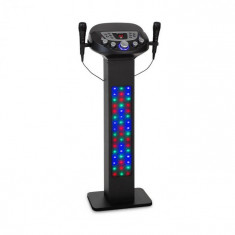 Auna KaraBig, LightUp, sistem de karaoke, BT, 2 x microfon, multicolor, USB, 40 W, 640 W max foto