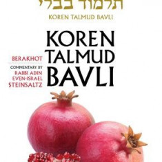 Koren Talmud Bavli, English, Vol.1: Berakhot: Standard (Color): With Commentary by Rabbi Adin Steinsaltz