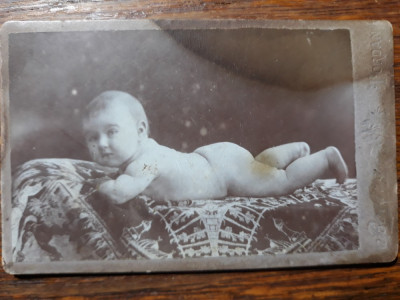 FOTOGRAFIE VECHE - CDV - ATELIER FOTOGRAFIC BOTAR TURDA - INCEPUT DE 1900 foto