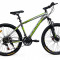 Bicicleta MTB MalTrack Sport Gray cu 21 Viteze, Roti 26 Inch, Mountain Bike