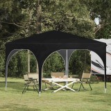 vidaXL Cort de Petrecere Pop-up 290 x 290 x 245 cm Negru 42019854
