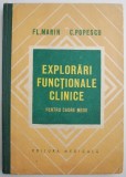Explorari Functionale Clinice - Fl. Marin, C. Popescu - Carte Medicina, Cadre Medii