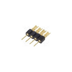 Conector 4 pini, seria {{Serie conector}}, pas pini 2.54mm, CONNFLY - DS1004-02-1*43B