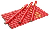 Creion Tamplarie Tolsen, 12 Bucati, 176mm, Forma Ovala, Mina 5x2mm, Lemn, Metal, Plastic