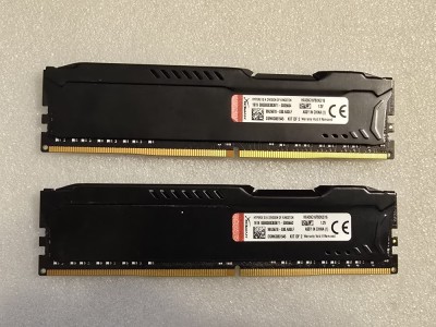Memorie RAM desktop Kingston HyperX FURY 16GB (2x8GB) DDR4 2666MHz HX426C16FB2K2/16 foto