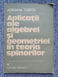APLICATII ALE ALGEBREI SI GEOMETRIEI IN TEORIA SPINORILOR - A. Turtoi - 1989