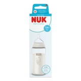 Biberon sticla First Choice, flux M, 3 luni+, 240 ml, Nuk