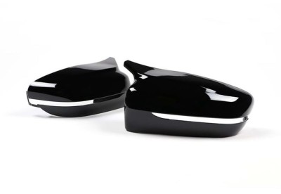 Capace oglinzi Batman style BMW seria 5 G30 2017-2023 negru lucios foto