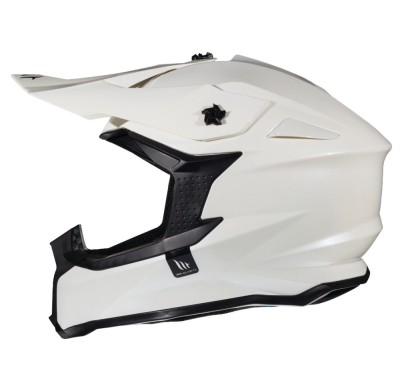 Casca off road pentru scuter - motocicleta MT Falcon solid A0 alb lucios Alb lucios XS (53/54cm) foto