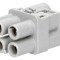 Conector HDC Mamă Han Q 4 3 PE 40A