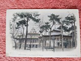 Carte postala color, Arcachon, Le Casino et le Kiosque, inceput de secol XX