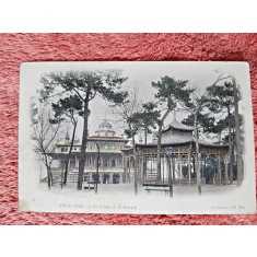 Carte postala color, Arcachon, Le Casino et le Kiosque, inceput de secol XX
