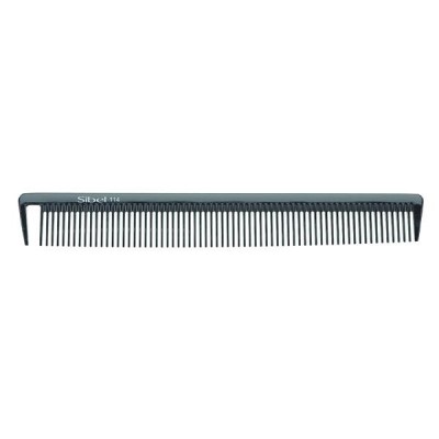 Pieptene profesional tehnic pentru frizeri, barber, salon, coafor, culoare Negru foto