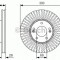 Disc frana HYUNDAI SONATA V (NF) (2005 - 2010) BOSCH 0 986 479 S14