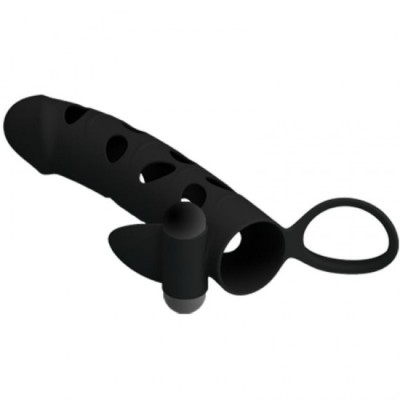 PRETTY LOVE - SILICONE COVER WITH VIBRATION 15.2 CM foto