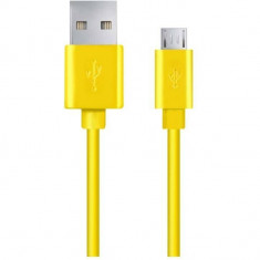 Cablu Esperanza EB144Y MICRO USB 2.0 la USB 2.0 yellow foto