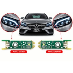 Modul PCB Placa LED Far Mercedes-Benz Clasa E W213 Facelift Multibeam (2022-2024) - 8905229019 (1 LED)