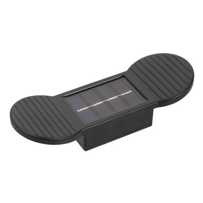 Aplica solara led flippy, abs/policarbonat, rezistenta la apa ip65, 2 led-uri smd, pentru perete, scari, 1.2v, 600mah, 16 x 5.9 x 3.3 cm, lumina alb foto