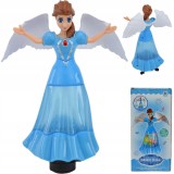 PĂPUȘĂ INTERACTIVĂ CU LUMINI ȘI MUZICĂalbastră