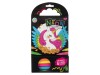 Carte de colorat cu carioci neon - Peripetiile unicornului PlayLearn Toys, Moxy