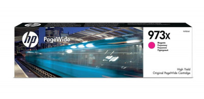 Cartus de cerneala HP 973X Magenta PageWide cu randament ridicat F6T82AE - NOU foto