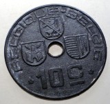 7.312 BELGIA WWII 10 CENTIMES 1943