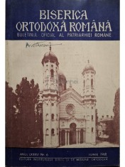I. Gagiu (red.) - Biserica Ortodoxa Romana, anul LXXXVI, nr. 6 - iunie 1968 (Editia: 1968) foto