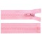 Fermoar plastic detasabil, lungime 70 cm, Roz deschis