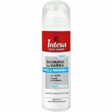 Spuma de ras Intesa Sensitive 300 ml, formula delicata, economica, pentru barbati
