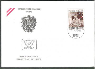 Austria &amp;Ouml;sterreich 1980 150 Jahre Zollwache FDC K.142 foto