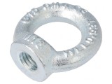 Piuliţă inel ochi M18 zinc DIN 582