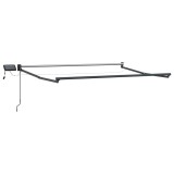 vidaXL Marchiză retractabilă manuală cu led-uri 3 x 2,5 m 3419427