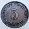 1.309 GERMANIA 5 PFENNIG 1908 D