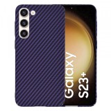 Husa pentru Samsung Galaxy S23+ S916, Techsuit, Carbonite FiberShell, Mov