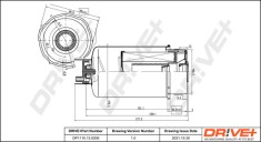 Dr!ve+ DP1110.13.0206 filtru combustibil