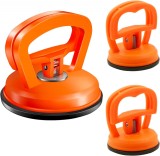 Set 3 ventuza Profesionala, Aspiratie orizontala max 70kg si 15kg, pentru indreptat tabla caroserie auto, portocalie