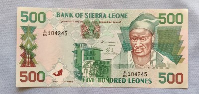 Sierra Leone - 500 Leones (1998) foto