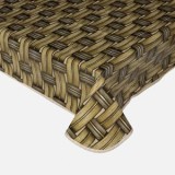Față de masă plastificată cu model impletit bej &amp; olive 180x140cm, CMCLASS