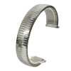Bratara Ceas Argintie Elastica Metal 16-22mm Otel Inoxidabil Time Veranda
