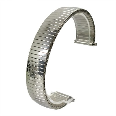 Bratara Ceas Elastica Argintie din Metal 16-22mm 2BREL90 foto