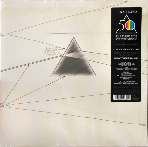 LP Vinil Pink Floyd - The Dark Side of The Moon (Live at Wembley 1974)