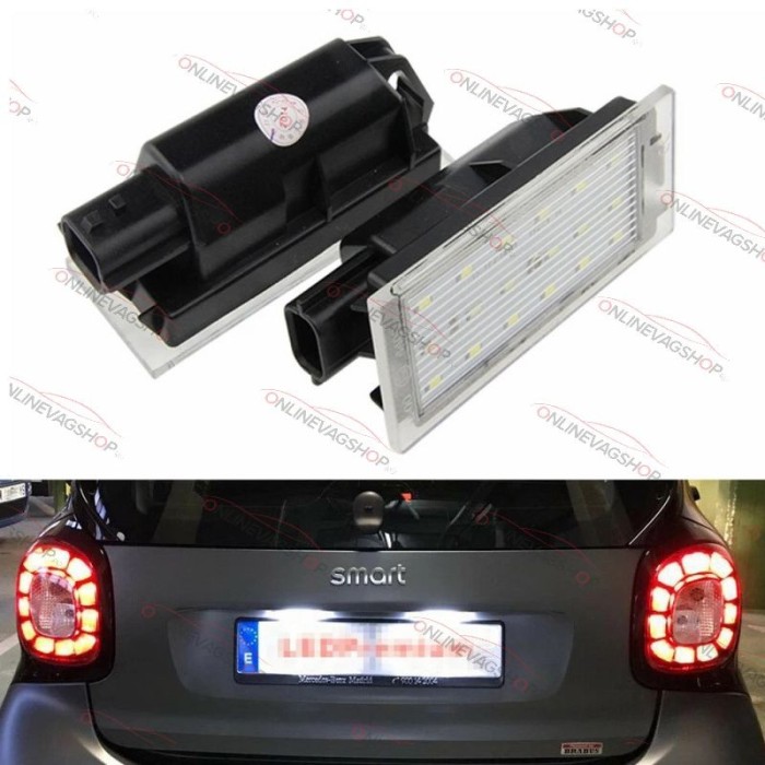 Set lampi LED numar Renault Clio, Megane, Laguna, Master II, Twingo II