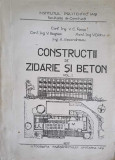 CONSTRUCTII DE ZIDARIE SI BETON VOL.1-V.C. FOCSA, V. BOGHIAN, V. DIANU, A. ALEXANDRESCU